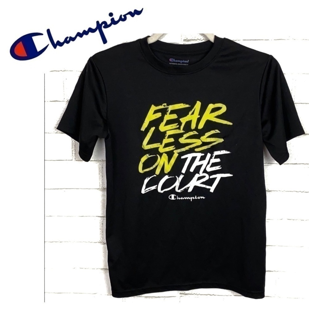 Champion Boy’s T-shirt. “Fearless on the Court”